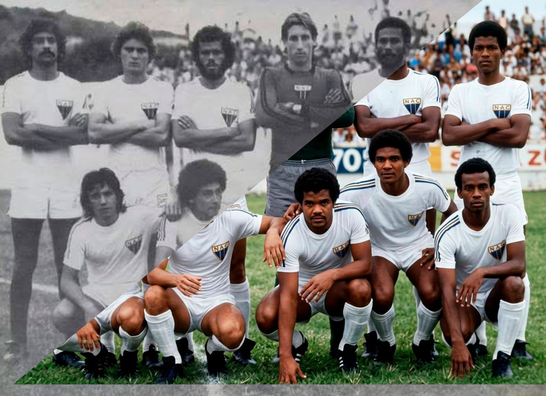 Foto original estática do time de futebol